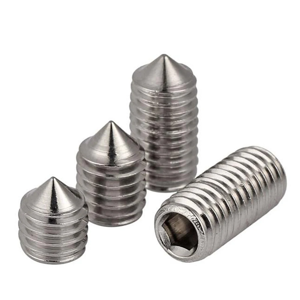 M5 Grub Screws Stainless Set Screws Hex Socket Head Cone Point Bolt Metric DIN914
M5 Grub Screws Stainless Set Screws Hex Socket Head Cone Point Bolt Metric DIN914