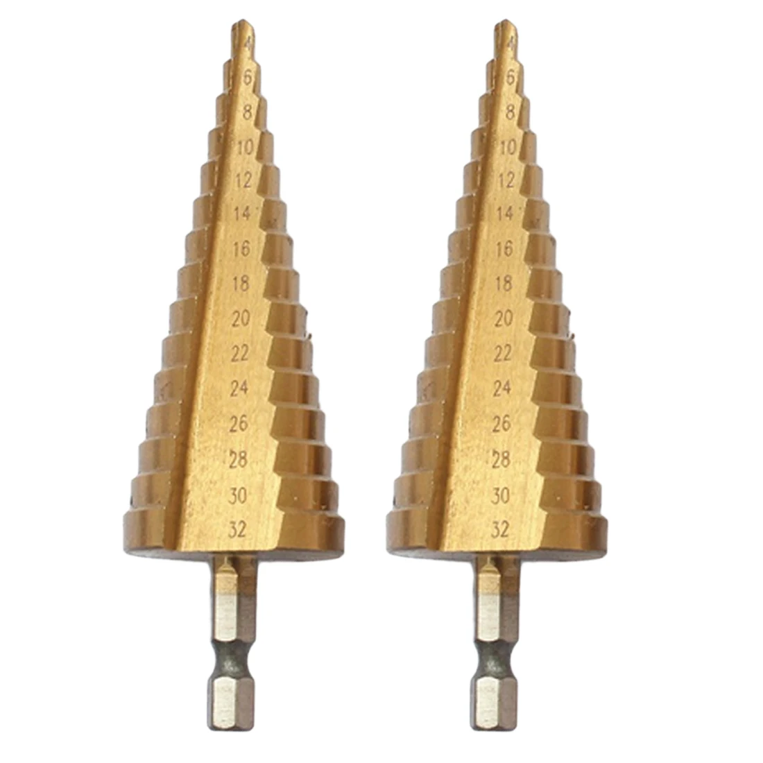 Pagoda Hole Drill Cone Drill 1pc 80mm Gold 4-32mm HSS Triangle Shank Metal Steel Step Drill Bit for dremel accessories
Pagoda Hole Drill Cone Drill 1pc 80mm Gold 4-32mm HSS Triangle Shank Metal Steel Step Drill Bit for dremel accessories