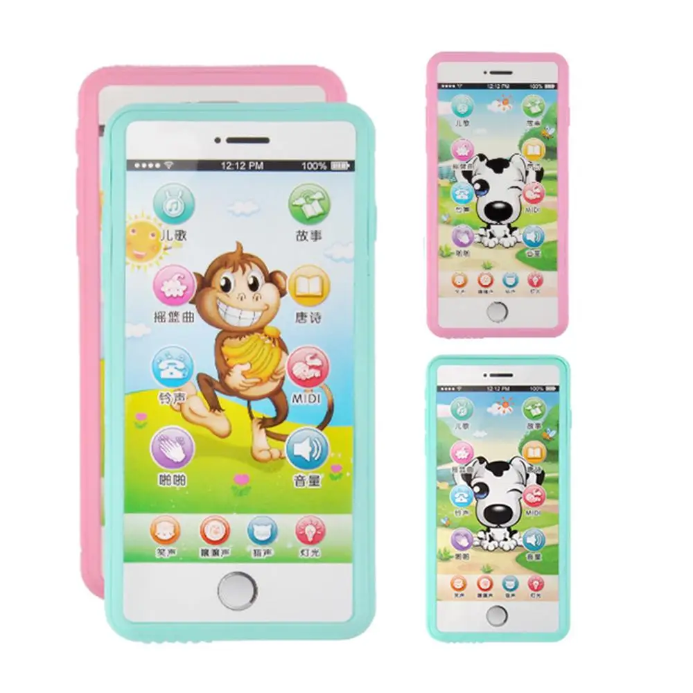 Simulated Mobile Phone Touch Screen Music Story Poetry Light Education Kids Toy Intelligence Developmental Toys
Simulated Mobile Phone Touch Screen Music Story Poetry Light Education Kids Toy Intelligence Developmental Toys
