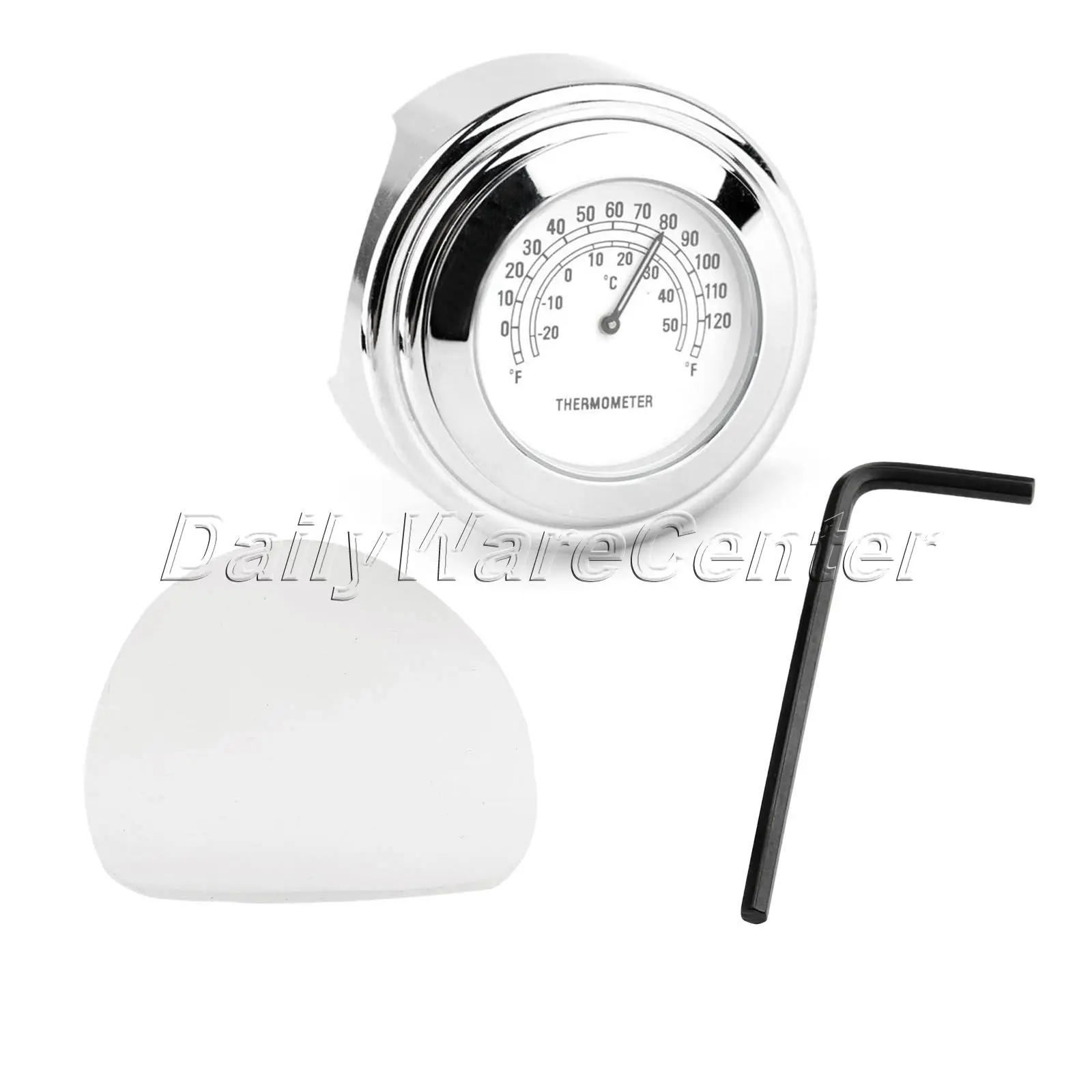 1 Piece 7/8" 1" Motorcycle White Handlebar Dial Clock Motorbike Temp Thermometer Gauge for Honda Harley Yamaha Kawasaki Suzuki
1 Piece 7/8" 1" Motorcycle White Handlebar Dial Clock Motorbike Temp Thermometer Gauge for Honda Harley Yamaha Kawasaki Suzuki