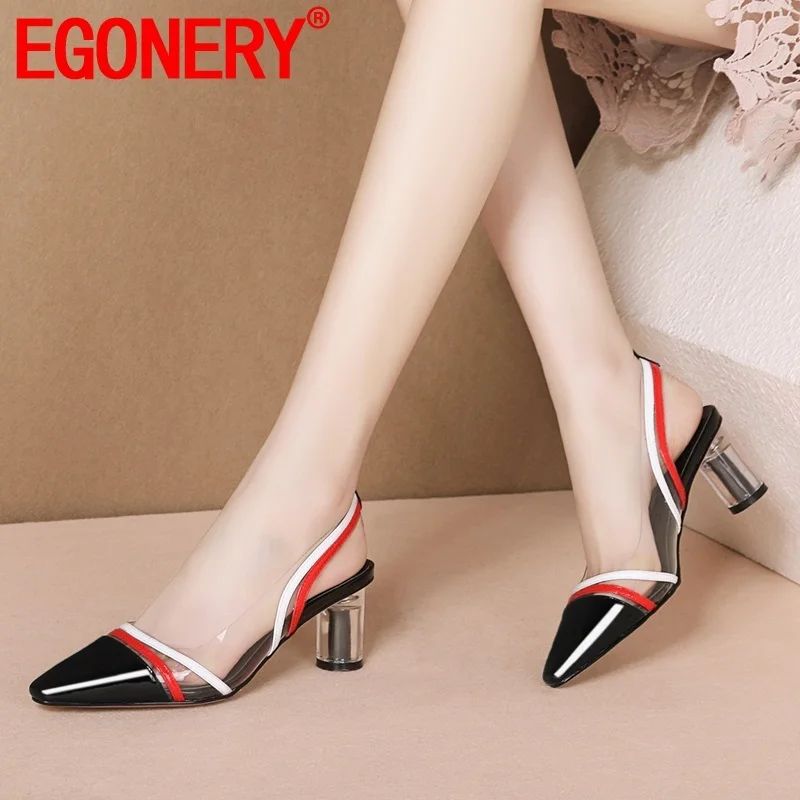 EGONERY woman shoes 2019 summer new fashion sexy mixed colors genuine leather woman sandals outside high heels ladies shoes
EGONERY woman shoes 2019 summer new fashion sexy mixed colors genuine leather woman sandals outside high heels ladies shoes