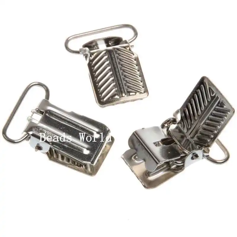 10 Pcs Silver Tone Metal Rectangle Baby Pacifier Clip Suspender 29x22.5mm(W04345 X 1)
10 Pcs Silver Tone Metal Rectangle Baby Pacifier Clip Suspender 29x22.5mm(W04345 X 1)