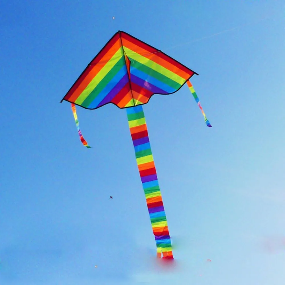 Triangle Rainbow Kite Outdoor Fun Sports without Flying Kite Line Colorful Spring Playing Toy Family Sport Kite for Adults Kids
Triangle Rainbow Kite Outdoor Fun Sports without Flying Kite Line Colorful Spring Playing Toy Family Sport Kite for Adults Kids