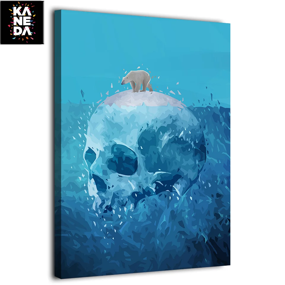 HD printed 1 piece canvas art blue skull bear iceburg green peace by KANEDA Alessandro Pautasso Painting room decoration F1929
HD printed 1 piece canvas art blue skull bear iceburg green peace by KANEDA Alessandro Pautasso Painting room decoration F1929