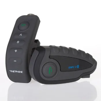 BT Interphone with Remote Controller FM NFC 5 Riders Bluetooth Motorcycle Intercom 1200M Intercommunicador
BT Interphone with Remote Controller FM NFC 5 Riders Bluetooth Motorcycle Intercom 1200M Intercommunicador
