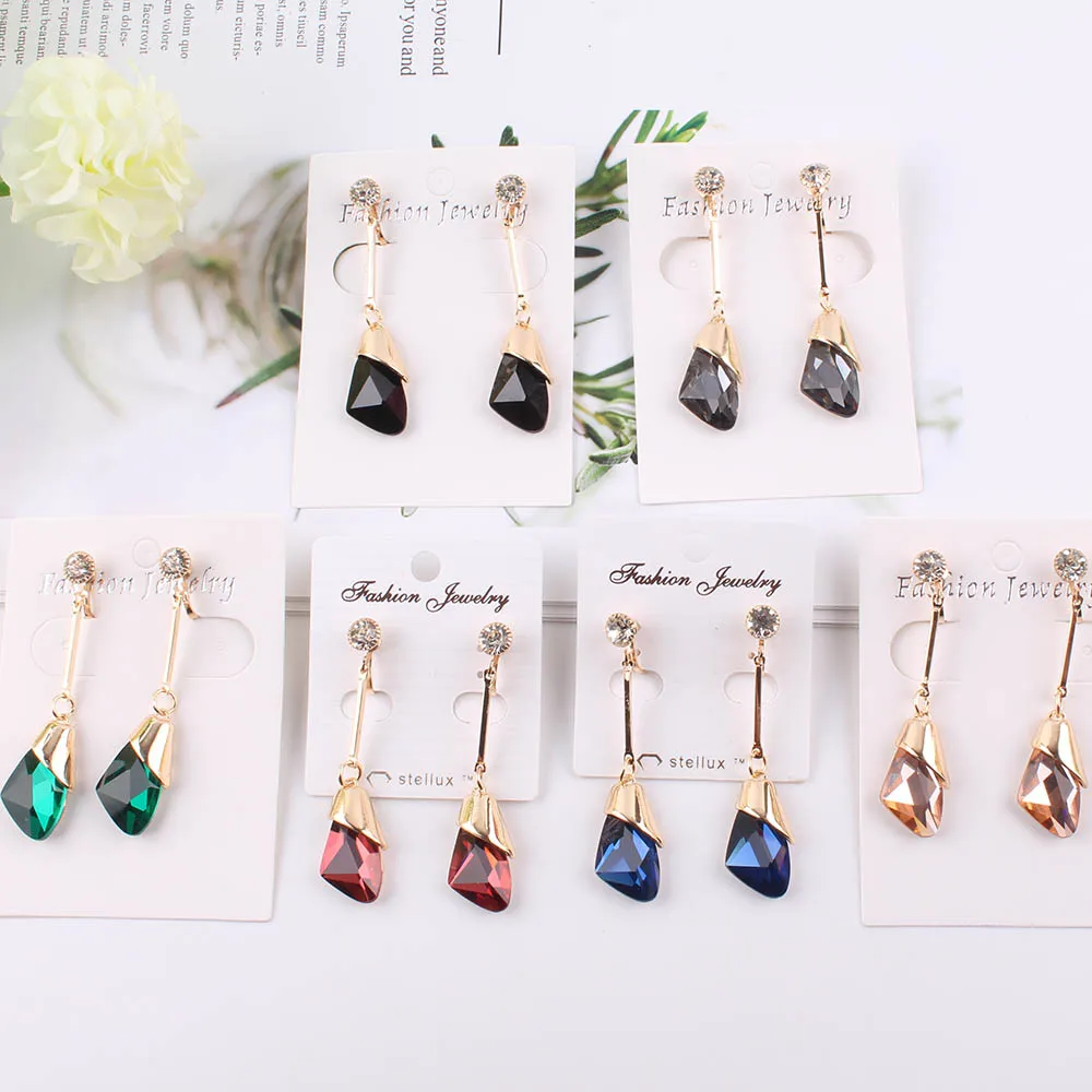 JIOFREE (TM) Korea Style 6 Color Rhinestone Crystal Rhombic Shape Clip on Earrings Without Piercing for Women Clip Earrings
JIOFREE (TM) Korea Style 6 Color Rhinestone Crystal Rhombic Shape Clip on Earrings Without Piercing for Women Clip Earrings