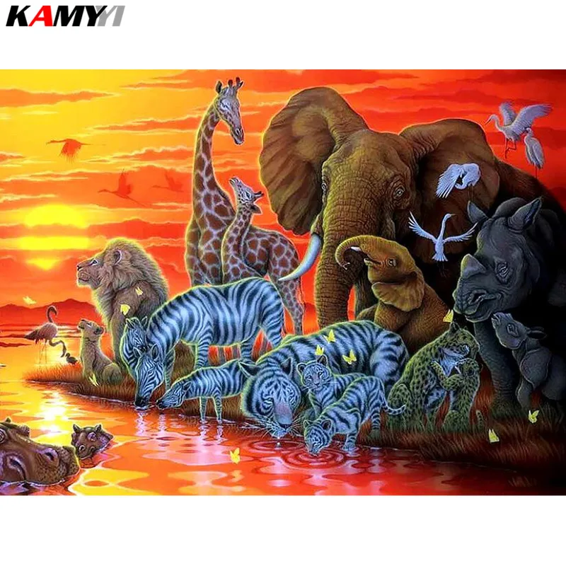 Sunset Animals Diamond Painting Cross Stitch Full Square Rhinestones Diamond Mosaic Custom Diamond Embroidery XY1
Sunset Animals Diamond Painting Cross Stitch Full Square Rhinestones Diamond Mosaic Custom Diamond Embroidery XY1