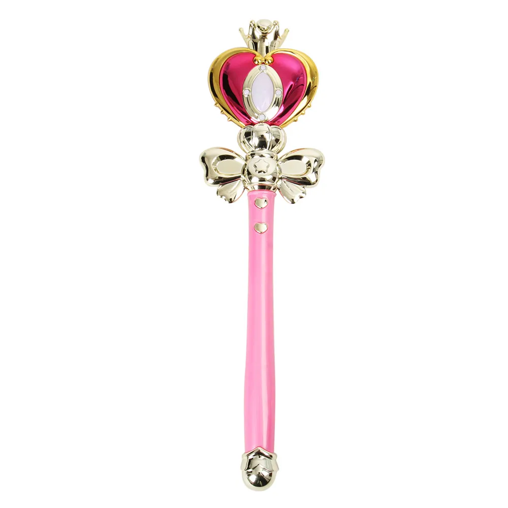 Anime Cosplay Sailor Moon 20th Tsukino Usagi Wand Henshin Rod Glow Stick Spiral Heart Moon Rod Musical Magic Wand Cosplay Props
Anime Cosplay Sailor Moon 20th Tsukino Usagi Wand Henshin Rod Glow Stick Spiral Heart Moon Rod Musical Magic Wand Cosplay Props