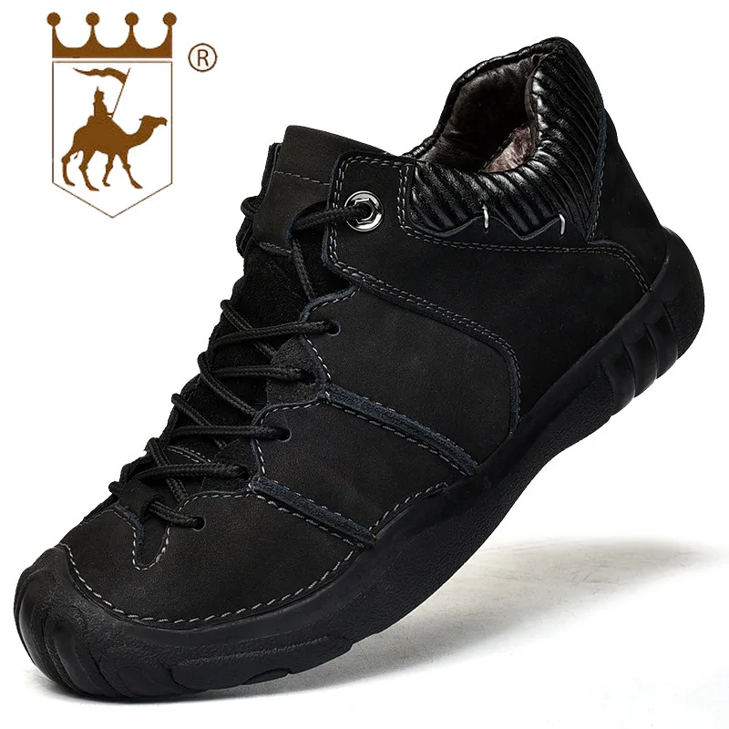 BACKCAMEL Casual Leather Non-slip Plus Velvet Cotton Shoes Winter Outdoor Warm Men's Shoes Waterproof Shock Boots Size38-45
BACKCAMEL Casual Leather Non-slip Plus Velvet Cotton Shoes Winter Outdoor Warm Men's Shoes Waterproof Shock Boots Size38-45