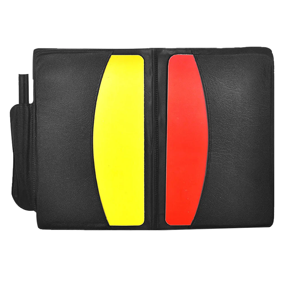 Red/yellow Cards For Soccer Games Sport Match Convenient Training Accessories Soccer Referee Portable With Case+Pencil
Red/yellow Cards For Soccer Games Sport Match Convenient Training Accessories Soccer Referee Portable With Case+Pencil