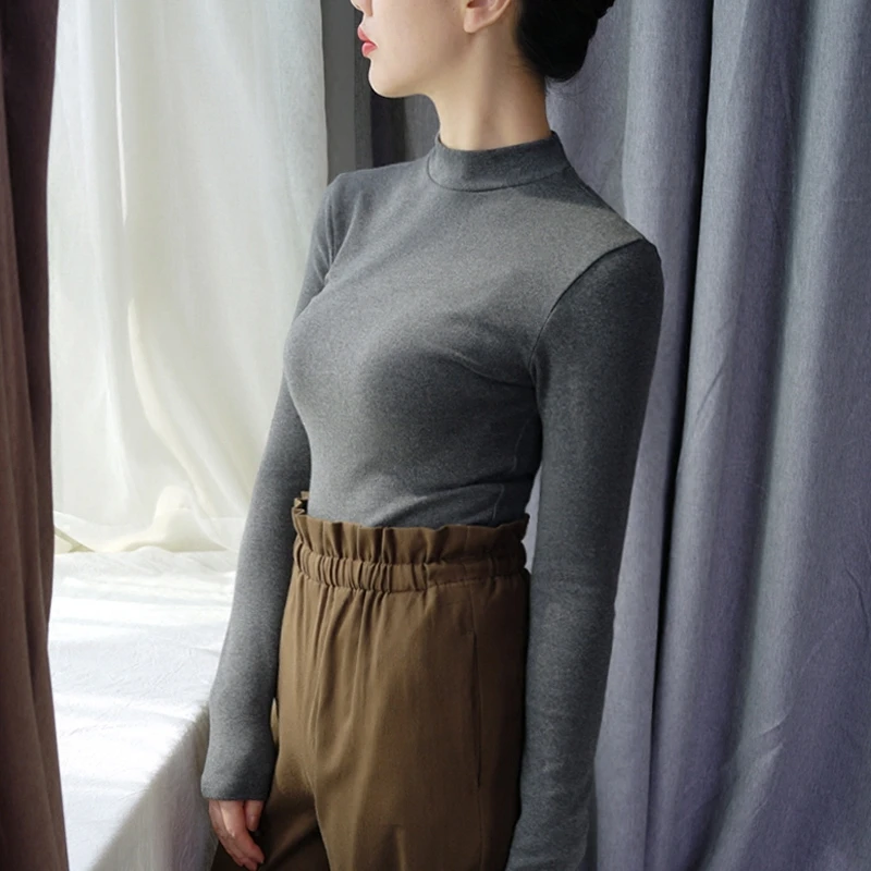 GIGOGOU Women Sweater Autumn and Winter Basic Turtleneck Sweaters Long Sleeve Pullover Sweater Female Jumper Cotton Tricot Tops
GIGOGOU Women Sweater Autumn and Winter Basic Turtleneck Sweaters Long Sleeve Pullover Sweater Female Jumper Cotton Tricot Tops