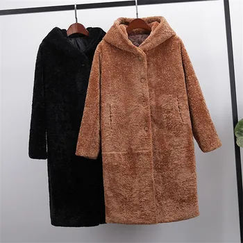 2019 New Women's Woolen Coat Solid Color Midi Long Section Listing Lady Long Sleeve Warm Jacket Winter Hairy Coats Outerwear 861
2019 New Women's Woolen Coat Solid Color Midi Long Section Listing Lady Long Sleeve Warm Jacket Winter Hairy Coats Outerwear 861