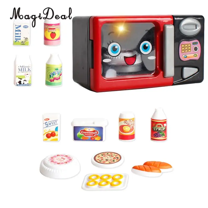 Electric Microwave Oven Appliance Toy for Kitchen Housekeeping Role Pretend Play Game Developmental Game Children Kids Toys