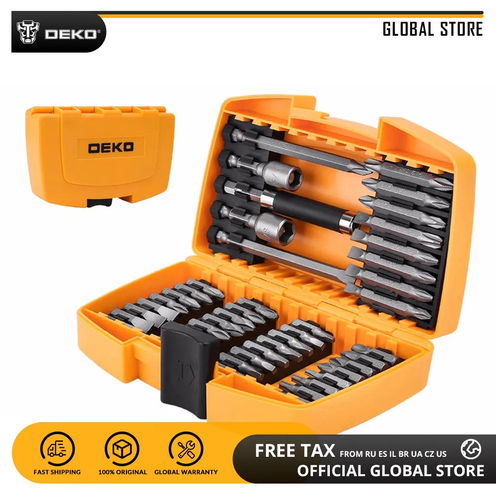 DEKO PPTZ46 Screwdriver Set 46pcs Hand Tool Kit Chrome-vanadium Steel Magnetic Multi Tool Home Appliance Repair Torx Phillips
DEKO PPTZ46 Screwdriver Set 46pcs Hand Tool Kit Chrome-vanadium Steel Magnetic Multi Tool Home Appliance Repair Torx Phillips