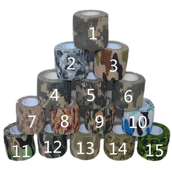 Waterproof Tape Sport Outdoor Tactical Hunting Fabric Camouflage Self-adhesive Medical Adhesive Elastic Bandage First Aid Kit
Waterproof Tape Sport Outdoor Tactical Hunting Fabric Camouflage Self-adhesive Medical Adhesive Elastic Bandage First Aid Kit