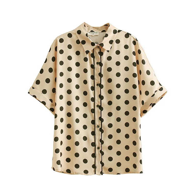 2019 women fashion short sleeve polka dots print casual business blouse shirts women kimono blusas chic chemise tops LS3379
2019 women fashion short sleeve polka dots print casual business blouse shirts women kimono blusas chic chemise tops LS3379