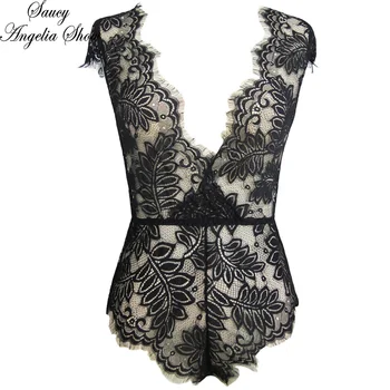 SAUCY ANGELIA Rompers Womens Jumpsuit Sexy Deep V Lace Bodysuits Bodycon Bandage Party Overalls Slim Stretchy Playsuit Club Wear
SAUCY ANGELIA Rompers Womens Jumpsuit Sexy Deep V Lace Bodysuits Bodycon Bandage Party Overalls Slim Stretchy Playsuit Club Wear