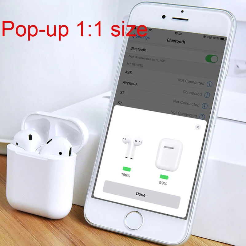 Mini TWS i30 Pop-up Air Wireless Headphones Bluetooth Earphone Touch Control Headset 1:1 Size Replica For Pods PK i18 i20 TWS
Mini TWS i30 Pop-up Air Wireless Headphones Bluetooth Earphone Touch Control Headset 1:1 Size Replica For Pods PK i18 i20 TWS