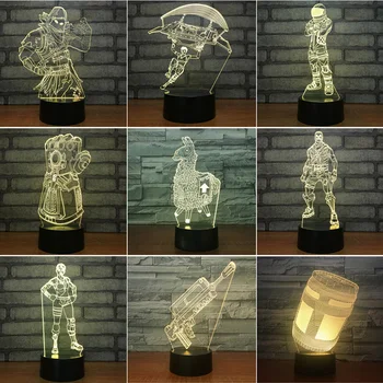 3D Acrylic Illusion LED Lamp 7 Colors Touch/Remote Control Table Desk Light Room Atmosphere Lighting Game Fans Gift All Skins
3D Acrylic Illusion LED Lamp 7 Colors Touch/Remote Control Table Desk Light Room Atmosphere Lighting Game Fans Gift All Skins