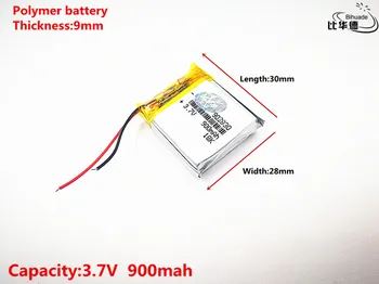 Good Qulity 3.7V,900mAH,902830 Polymer lithium ion / Li-ion battery for TOY,POWER BANK,GPS,mp3,mp4
Good Qulity 3.7V,900mAH,902830 Polymer lithium ion / Li-ion battery for TOY,POWER BANK,GPS,mp3,mp4