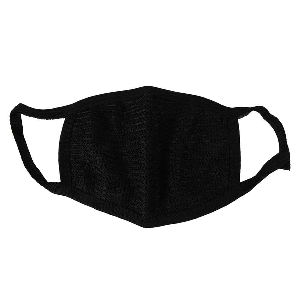 

1pc Black Cotton Mouth Mask Cotton Anti Dust Protective Double Kpop Mask Washable Many Times Using Masks