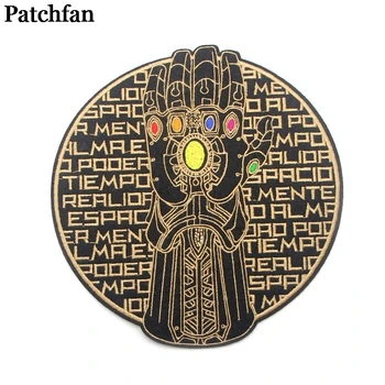 20pcs/lot Patchfan Thanos Infinity Gauntlet Embroidered Iron on Patches para Clothes Appliques cosplay bag badges Stickers A2022
20pcs/lot Patchfan Thanos Infinity Gauntlet Embroidered Iron on Patches para Clothes Appliques cosplay bag badges Stickers A2022
