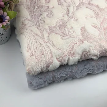 Stock supply rabbit fur bronzing flower flannel autumn and winter women's coat toy home textile fabric
Stock supply rabbit fur bronzing flower flannel autumn and winter women's coat toy home textile fabric