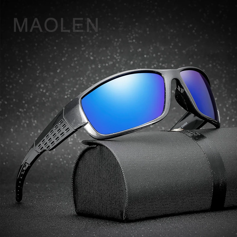 MAOLEN 2018 Polarized Sports Sunglasses For Man Women Running Fishing Golf TR90 Unbreakable Frame UV400 Pilot Sun Glasses
MAOLEN 2018 Polarized Sports Sunglasses For Man Women Running Fishing Golf TR90 Unbreakable Frame UV400 Pilot Sun Glasses