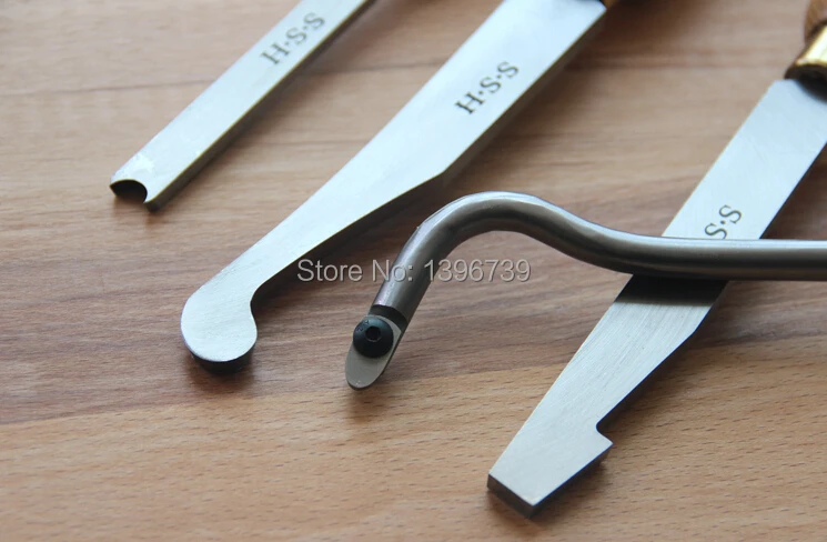 Factory outlets 4pcs Woodworking Tool HSS Wooden Chisel Hook knife round Scraper Woodworking lathe Feng blades Beads knife
Factory outlets 4pcs Woodworking Tool HSS Wooden Chisel Hook knife round Scraper Woodworking lathe Feng blades Beads knife