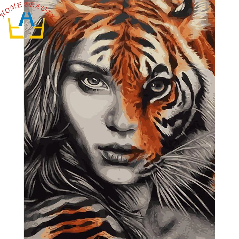Canvas painting calligraphy diy oil picture by number hand painted acrylic drawing paint coloring by numbers tiger girl E674
Canvas painting calligraphy diy oil picture by number hand painted acrylic drawing paint coloring by numbers tiger girl E674
