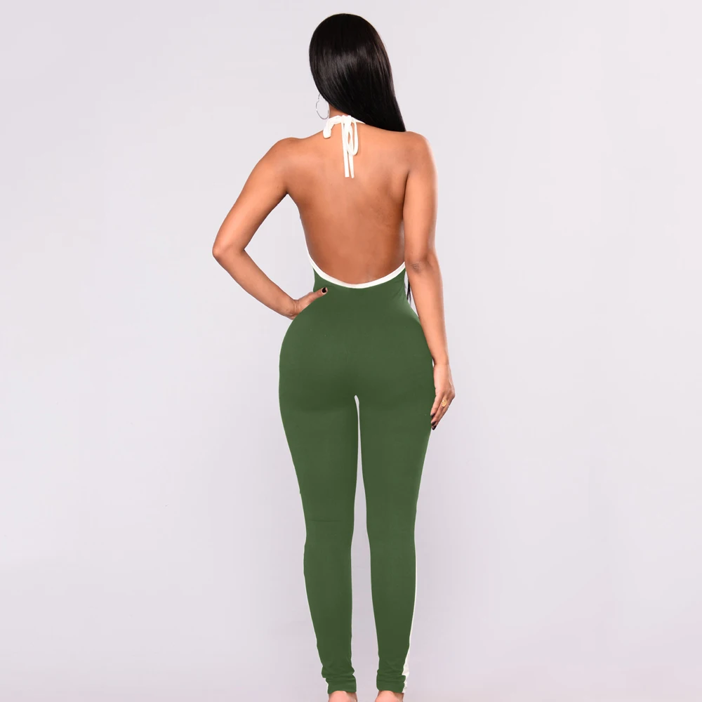 Sexy Backless Bodysuit Halter Overalls 2018 Summer Rompers Women Jumpsuits One Piece Yoga Set Sportswear Fitness Leggings Pants
Sexy Backless Bodysuit Halter Overalls 2018 Summer Rompers Women Jumpsuits One Piece Yoga Set Sportswear Fitness Leggings Pants