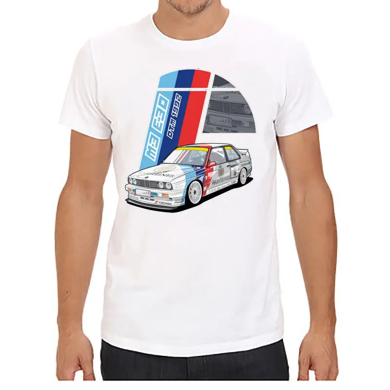 New Fashion Cool Casual T Shirt Fashion Summer Paried Tee shirts M3 1992 German Racer Car Germany Automobile Short Sleeve Tops
New Fashion Cool Casual T Shirt Fashion Summer Paried Tee shirts M3 1992 German Racer Car Germany Automobile Short Sleeve Tops