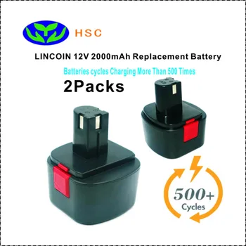 2PCS 2000mAh rechargeable battery pack GRG12 NiCD Battery 12V Replacement LINCOIN 1201 LIN-1201 218-787 Battery pack 12V
2PCS 2000mAh rechargeable battery pack GRG12 NiCD Battery 12V Replacement LINCOIN 1201 LIN-1201 218-787 Battery pack 12V