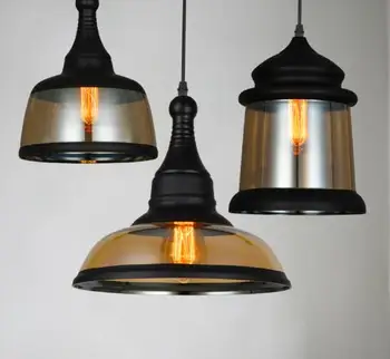 Vintage Loft Globe Pendant Lights Wrought Iron Glass Shade Kitchen Light Dinning Hanging Lamps Bar pendente Luminaire Fixture xu
Vintage Loft Globe Pendant Lights Wrought Iron Glass Shade Kitchen Light Dinning Hanging Lamps Bar pendente Luminaire Fixture xu