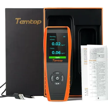Aerosol Temtop Professional Formaldehyde Monitor Detector with HCHO/PM2.5/PM10/TVOC Accurate Testing Air Quality Detector
Aerosol Temtop Professional Formaldehyde Monitor Detector with HCHO/PM2.5/PM10/TVOC Accurate Testing Air Quality Detector