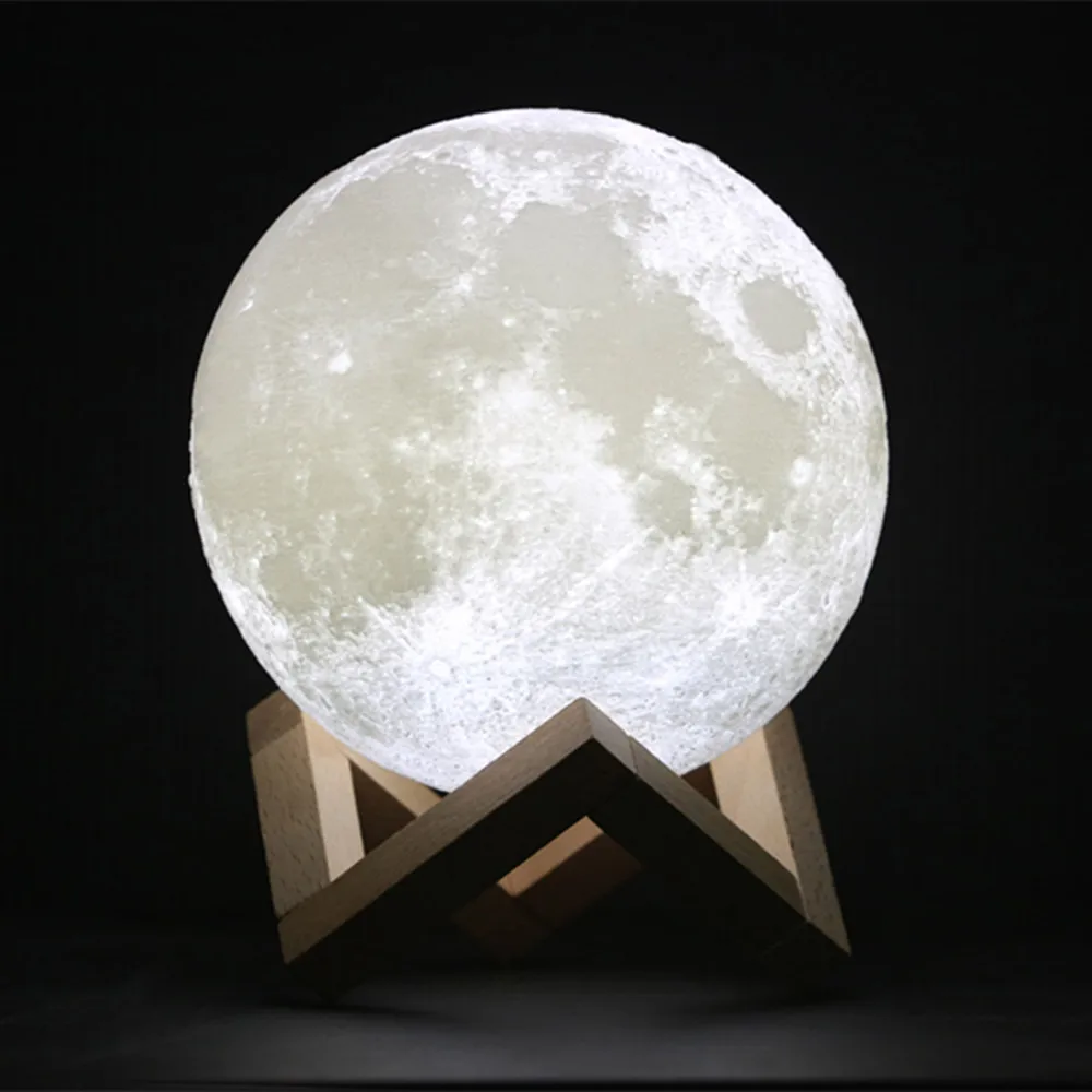 white moon night lights