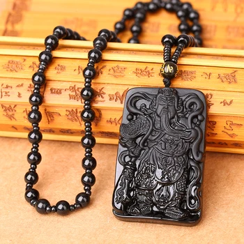 5*3cm Necklaces & Pendants Natural Stone For Women Men Guan Gong Black Obsidian Beads Ball Transfer Good Lucky Love Energy Gift
5*3cm Necklaces & Pendants Natural Stone For Women Men Guan Gong Black Obsidian Beads Ball Transfer Good Lucky Love Energy Gift