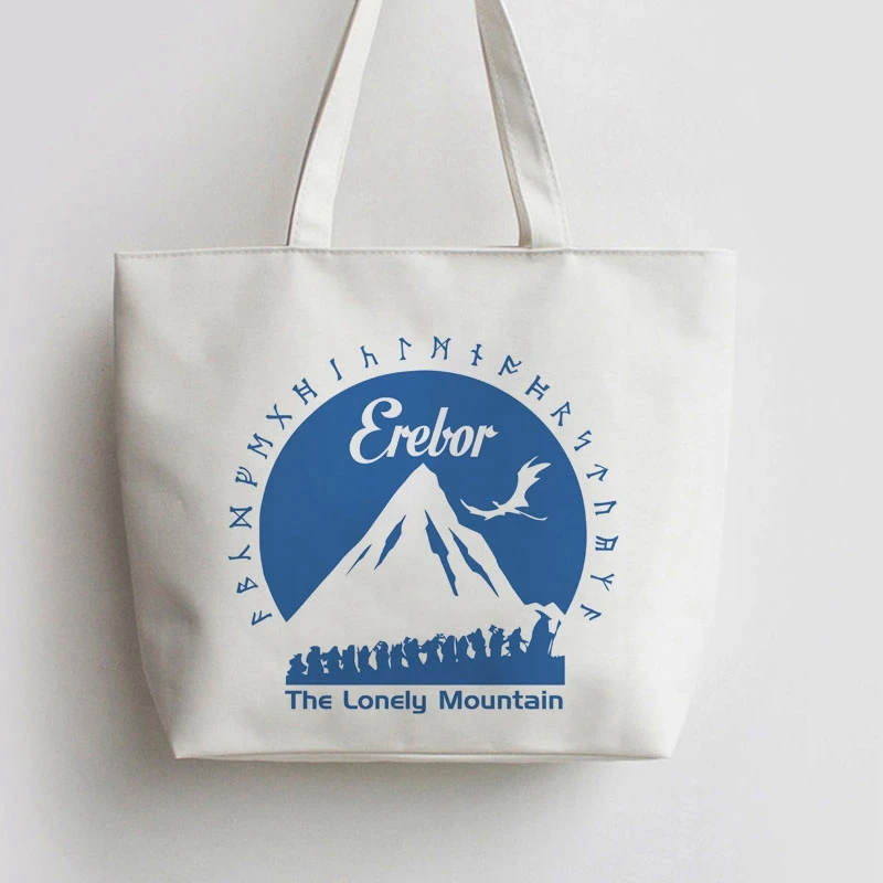 FOR Erebor LOTR HOBBIT LORD OF THE RINGS Canvas Tote bags Cartoon Shopping bag Shopper Grocery Bag GA798
FOR Erebor LOTR HOBBIT LORD OF THE RINGS Canvas Tote bags Cartoon Shopping bag Shopper Grocery Bag GA798