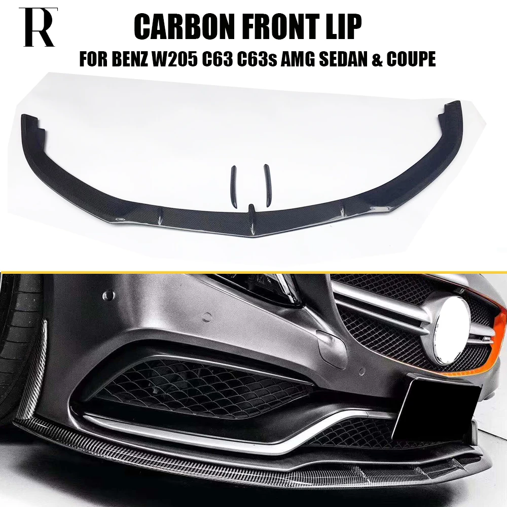 C63 Carbon Fiber Front Bumper Lip Chin Spoiler with side trims for Benz W205 Sedan C205 Coupe S205 Wagon C63 C63s Amg 15 - 22
C63 Carbon Fiber Front Bumper Lip Chin Spoiler with side trims for Benz W205 Sedan C205 Coupe S205 Wagon C63 C63s Amg 15 - 22