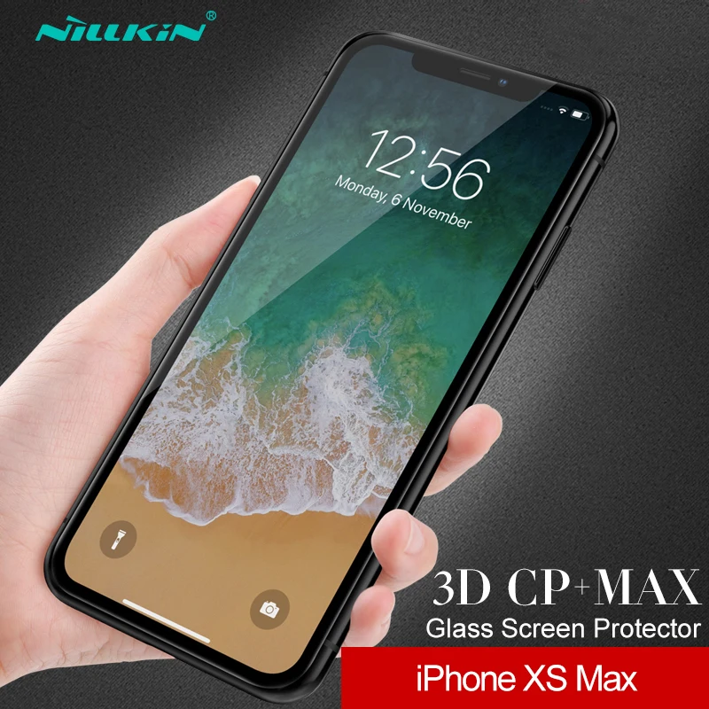 Nillkin 3D стекло для Apple iPhone Xs Max изогнутый полный экран Защита от взрыва пленка CP +