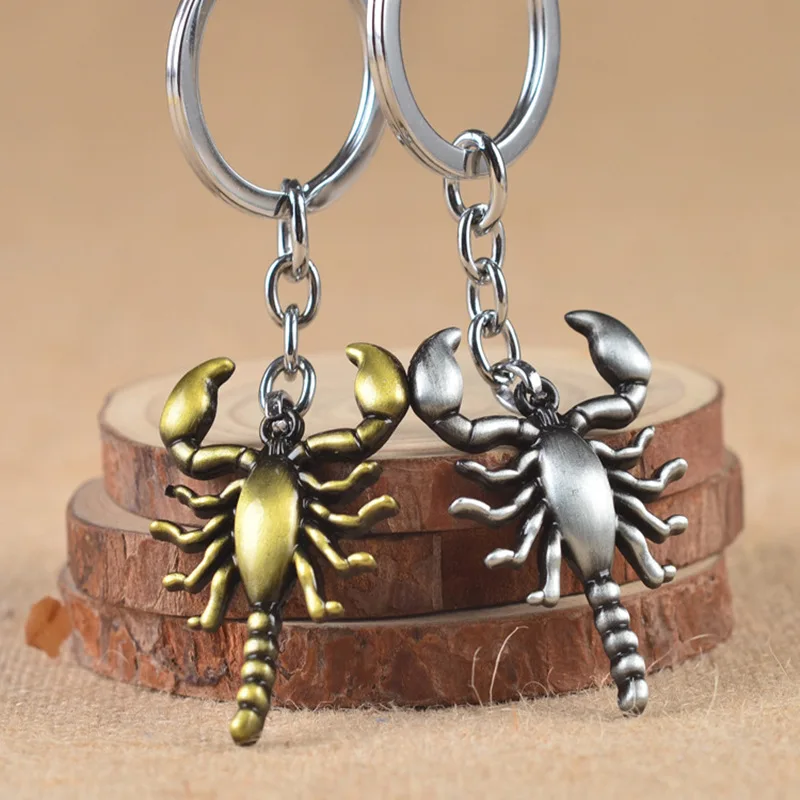 High Quality Diy Car Keychain Scorpion Keyring Insect Brelok Vintage Style Chaveiro Animals Accessory Gift for Scorpio Friends
High Quality Diy Car Keychain Scorpion Keyring Insect Brelok Vintage Style Chaveiro Animals Accessory Gift for Scorpio Friends