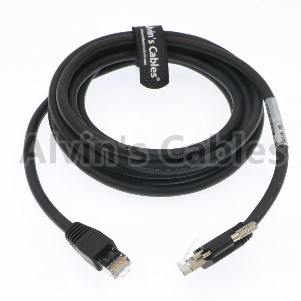 Alvin's Cables Cable GigE Cat6 S STP screw lock horizontal RJ45 DrC for basler Cameras 3 5 10m
Alvin's Cables Cable GigE Cat6 S STP screw lock horizontal RJ45 DrC for basler Cameras 3 5 10m