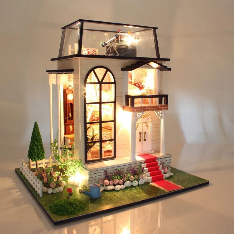 New Arrival Hoomeda 13837 Handmake DIY Dollhouse Miniature Model With Light Music Motor Doll House Room Toys Gift
New Arrival Hoomeda 13837 Handmake DIY Dollhouse Miniature Model With Light Music Motor Doll House Room Toys Gift