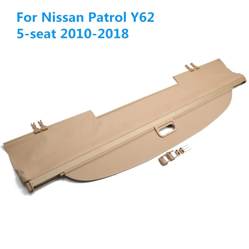 Beige color Retractable Rear Trunk Security Shield Cargo Cover For Nissan Patrol Y62 2010-2018
Beige color Retractable Rear Trunk Security Shield Cargo Cover For Nissan Patrol Y62 2010-2018