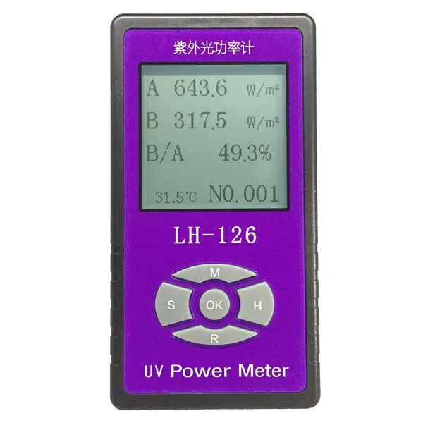 UV power Meter detector Handheld Glass / Fabric / glasses / UV blocking rate Solar Films UV Light radiation strength tester 
UV power Meter detector Handheld Glass / Fabric / glasses / UV blocking rate Solar Films UV Light radiation strength tester