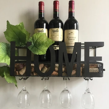Metal Wrought Iron Mounted Metal Wine Rack 4 Long Stem Glass Holder Wine Cork Storage 58x22x12cm
Metal Wrought Iron Mounted Metal Wine Rack 4 Long Stem Glass Holder Wine Cork Storage 58x22x12cm