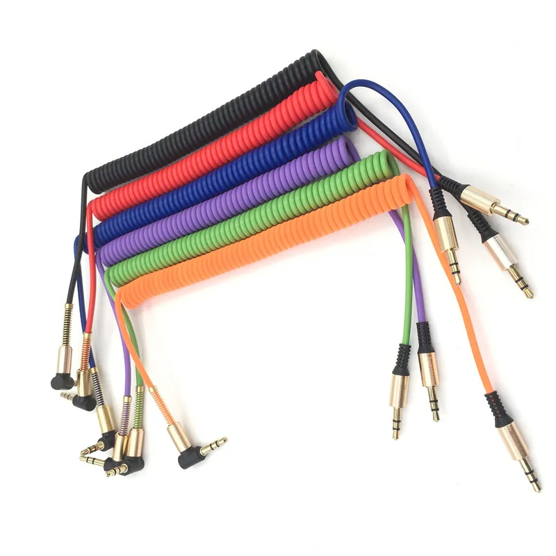 3.5 Jack AUX Audio Cable 3.5MM Male to Male Cable For Phone Car Speaker MP4 Headphone 1M Jack 3.5 Spring Audio Cables
3.5 Jack AUX Audio Cable 3.5MM Male to Male Cable For Phone Car Speaker MP4 Headphone 1M Jack 3.5 Spring Audio Cables