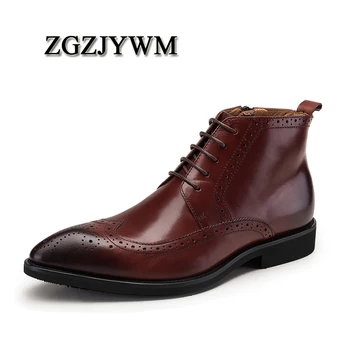 ZGZJYWM Autumn High Quality Men's Genuine Leather Black/Red Pointed Toe Working Mountain Oxford Lace-Up Ankle Boots Size:39-44
ZGZJYWM Autumn High Quality Men's Genuine Leather Black/Red Pointed Toe Working Mountain Oxford Lace-Up Ankle Boots Size:39-44