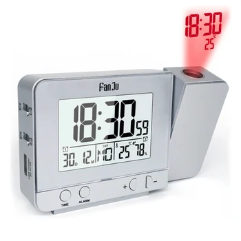 Projection Alarm Clock Digital Date Snooze Function Backlight Rotatable Wake Up Projector Multifunctional Led Clock Dropshipping
Projection Alarm Clock Digital Date Snooze Function Backlight Rotatable Wake Up Projector Multifunctional Led Clock Dropshipping