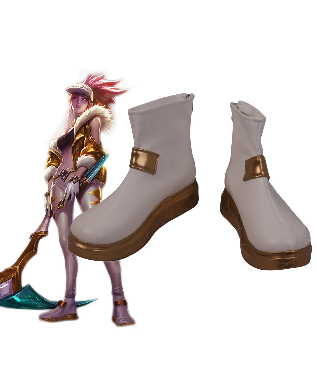 LOL KDA Akali Prestige Skin Cosplay Boots Leather Shoes Custom Made Halloween Costume Boots
LOL KDA Akali Prestige Skin Cosplay Boots Leather Shoes Custom Made Halloween Costume Boots